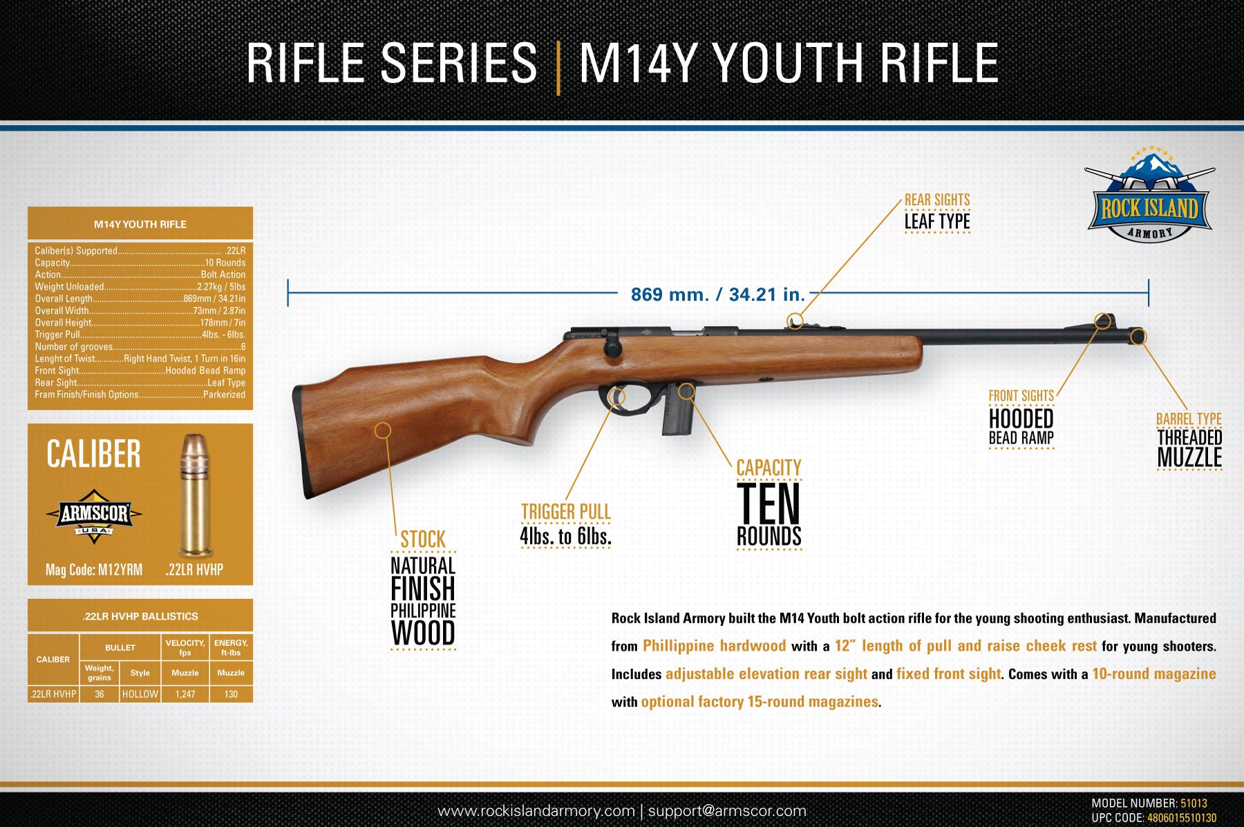 M14Y Youth Rifle Armscor International, Inc